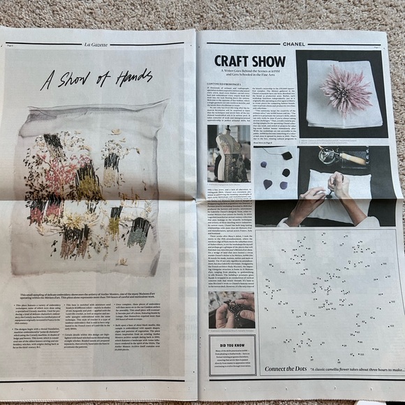 Chanel La Gazette newspaper - Picture 4 of 6